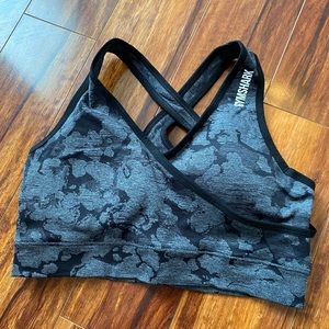 brand new L gymshark black adapt camo seamless bra (or set) both sold out